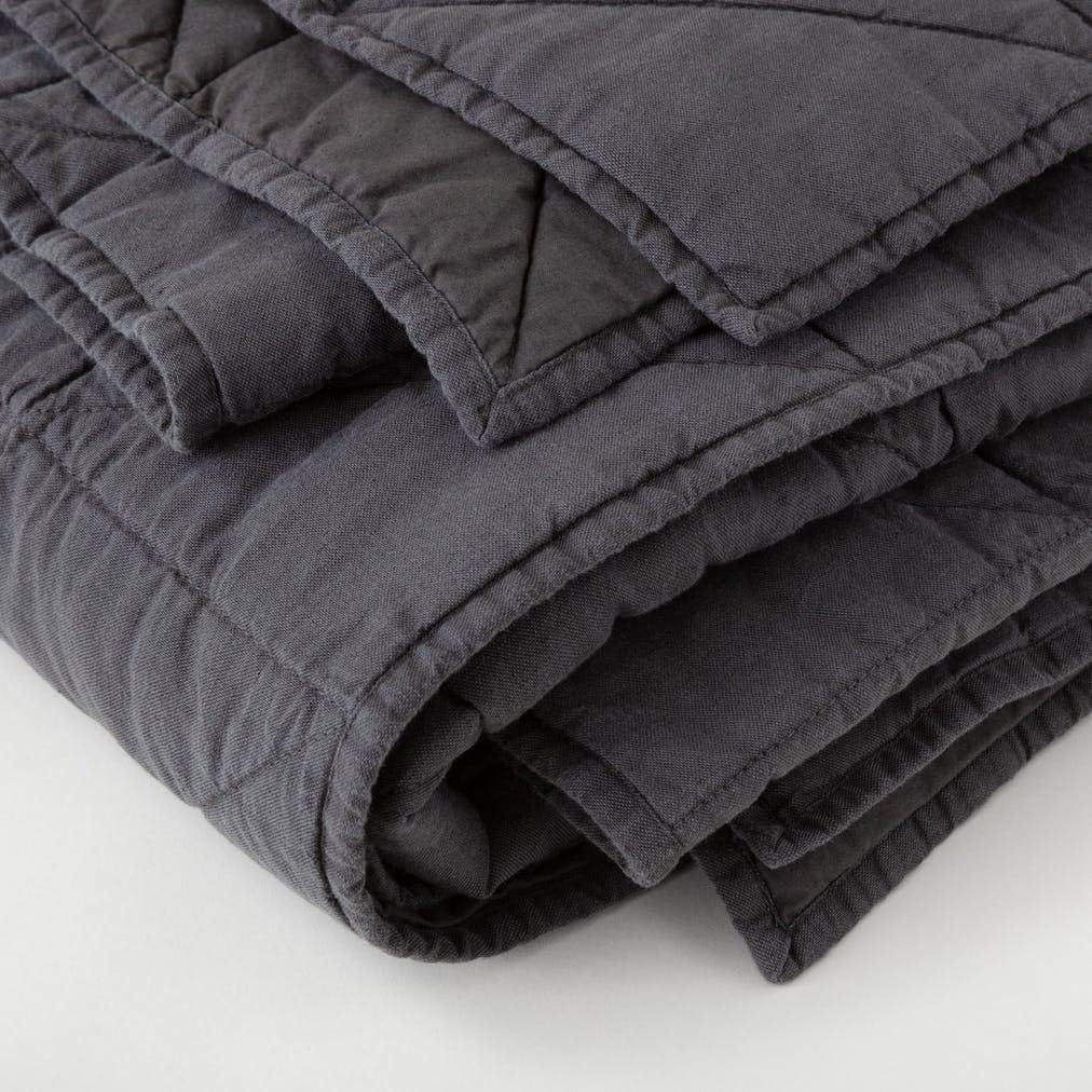 Tuft & Needle Quilt - Charcoal King/Cal King Size - Breathable, Durable, and Low Maintenance Design; Standard 100 by Oeko-TEX Certified