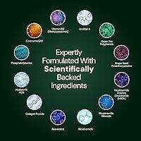 Vista 4 de Complejo de longevidad liposomal de UROLITINA A 10 en 1 de 1250 mg w. NAD+, ribósido de nicotinamida y resveratrol El apoyo mitocondrial