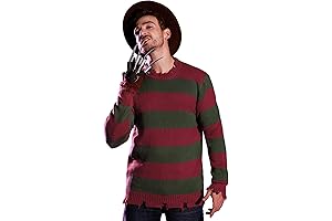 Arvilhill Men's Chucky 'Good Guys' Sweater, Nightmare on Elm Street