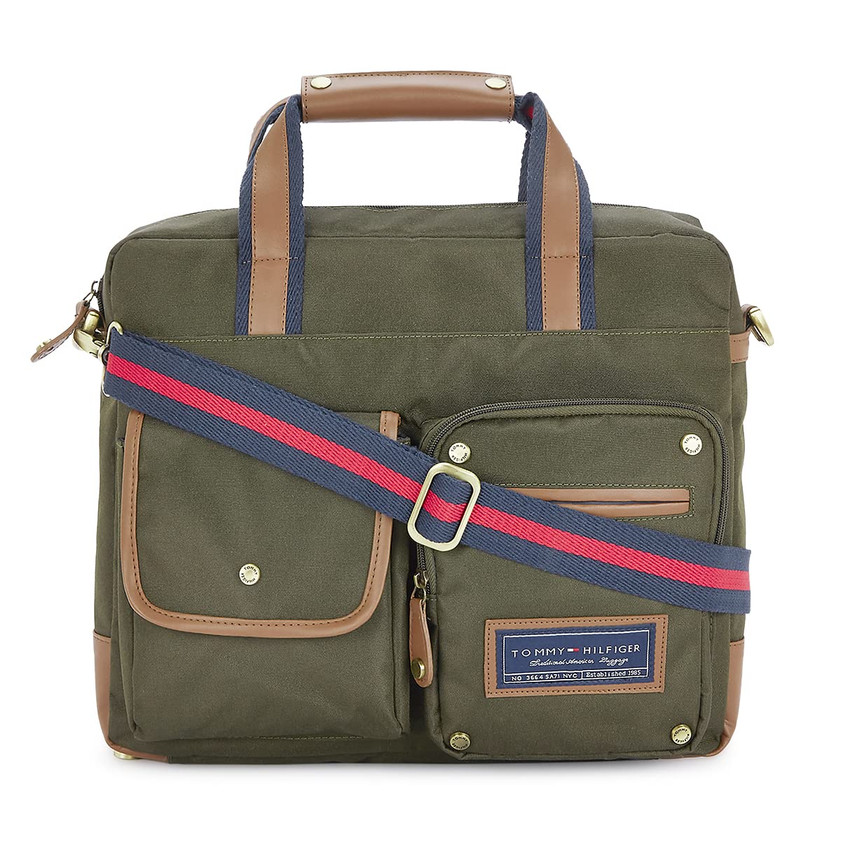 Tommy Hilfiger Franklin Professional New Polyester 15 Inch Laptop Business Case Olive (8903496164596) (B09N3D661D) Amazon Price History, Amazon Price Tracker