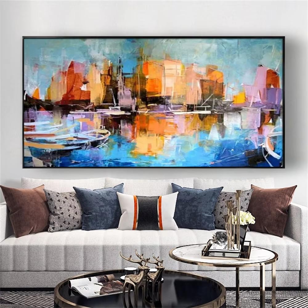DFZEWKI Canvas Painting Modern Living Room Decor Decorative Canvases Hall Artwork Wall Art Prints Ideal(40x80cm(16x31in)/No frame)