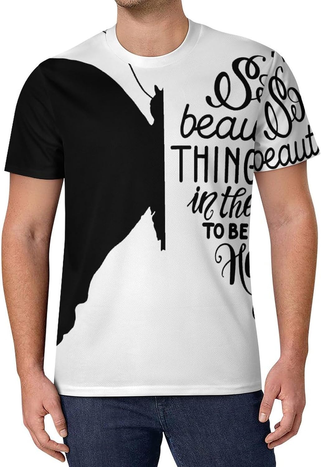 AILLOSA T-shirt Uomo Donna Maglietta Maglietta Con Stampa