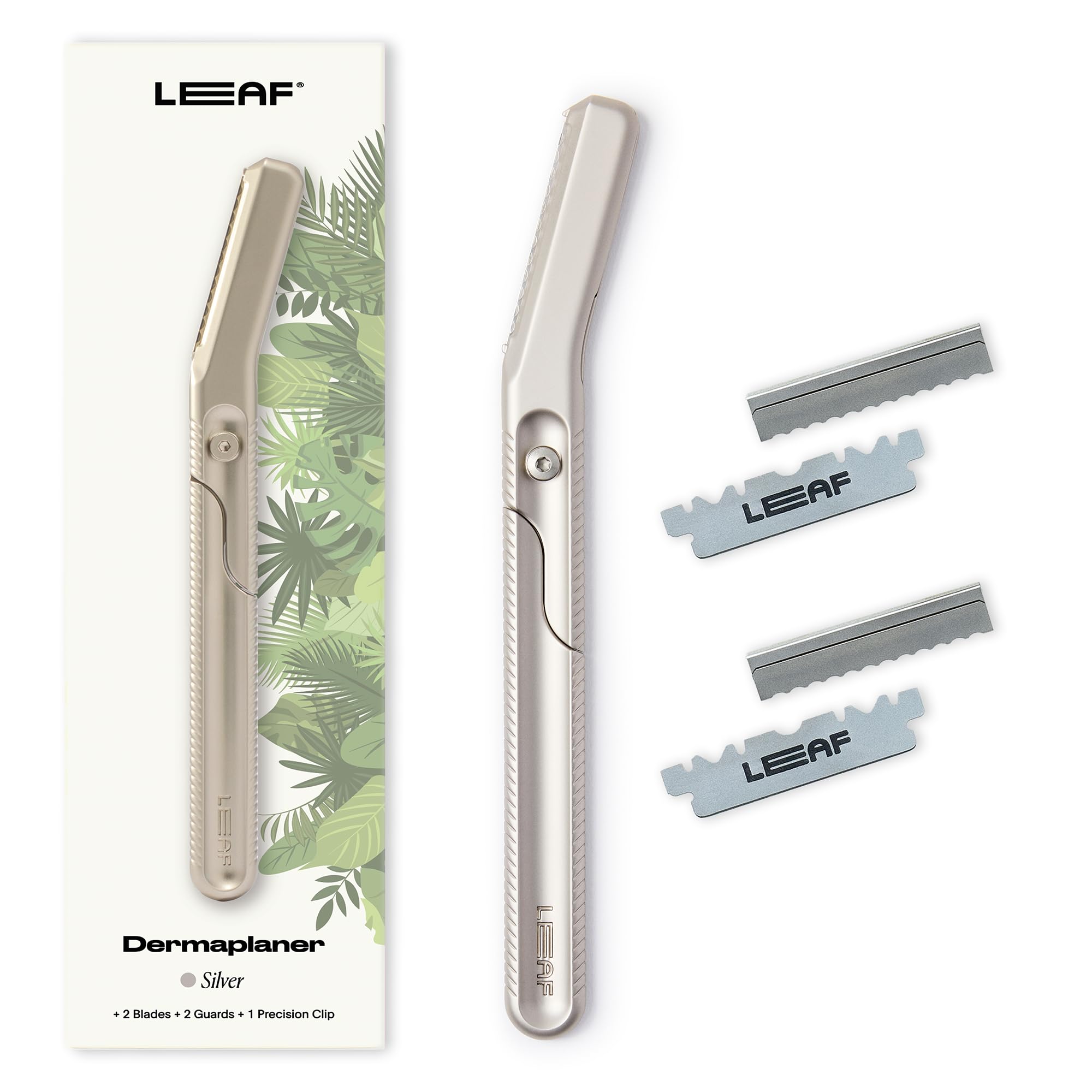 Leaf Dermaplaner All-Metal Reusable Dermaplane Razor