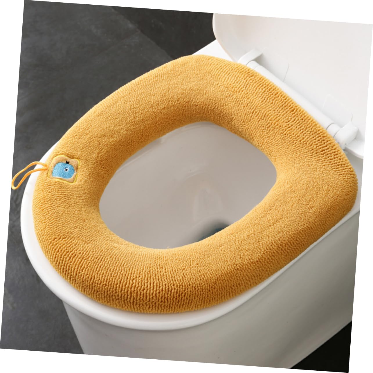 3pcs Thick Toilet Seat Pad Soft Washable Toilet Seat Cover Home Use Mat Warm Indoor Lid Cover