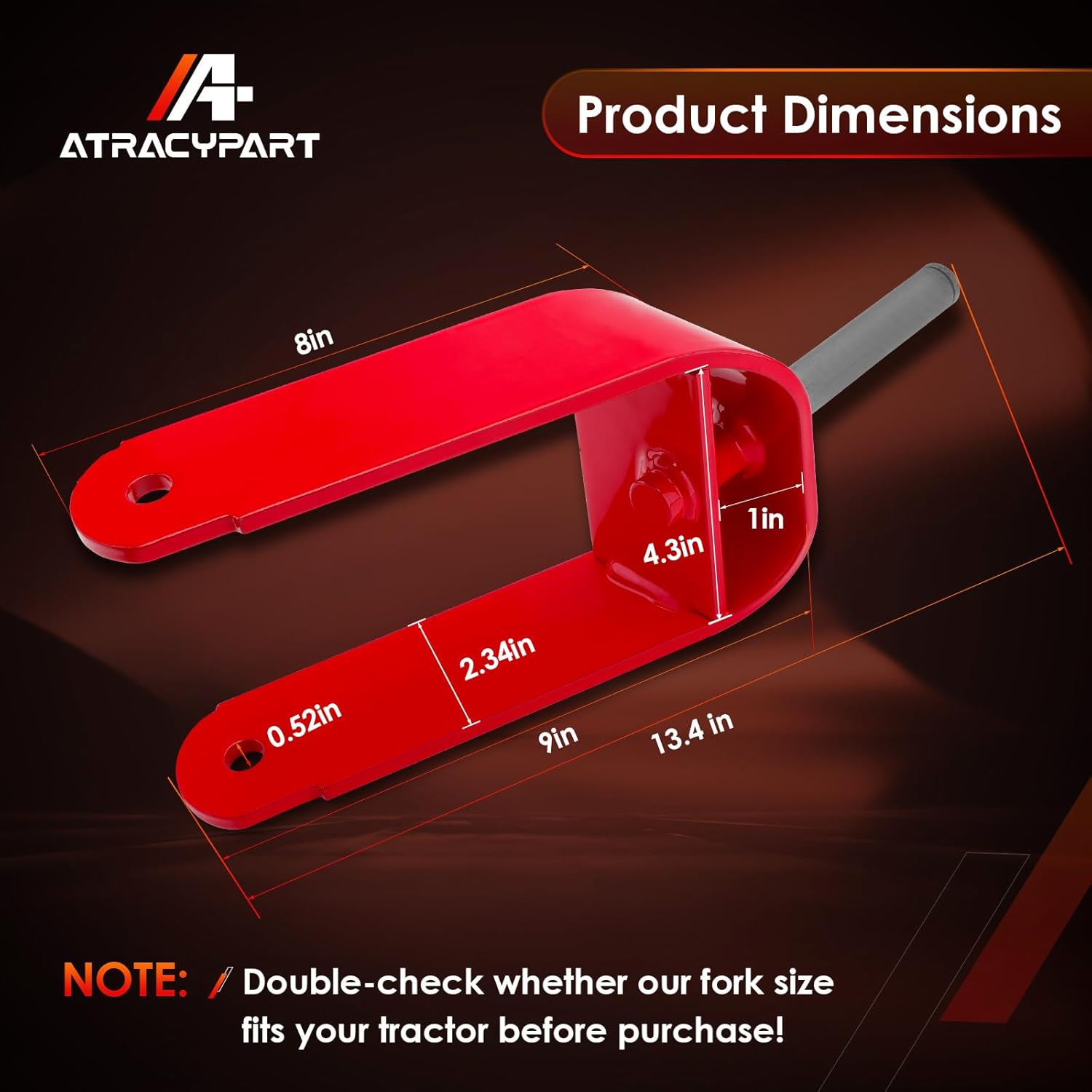 ATRACYPART Caster Fork Assembly, Compatible with Toro TimeCutter 743 744 Series, 38 42 44 48 53 inch, Zero Turn Mower Lawn Tractor, Replaces# 110-6581-01 Red
