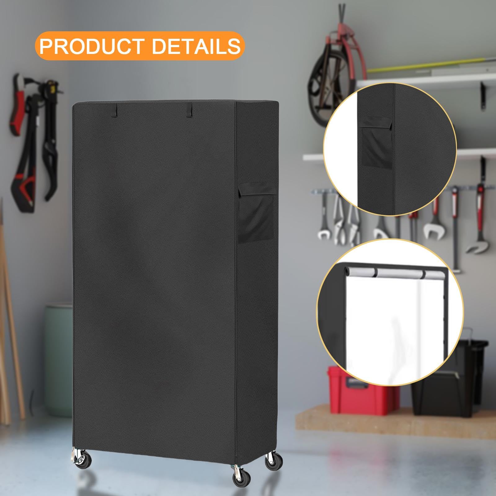 Generic Aufbewahrung, Aufbewahrungsdraht, Staubdicht, Hält Regal Sauber, Oxford, Outdoor Regalschutz für , 122cmx51cmx183cm