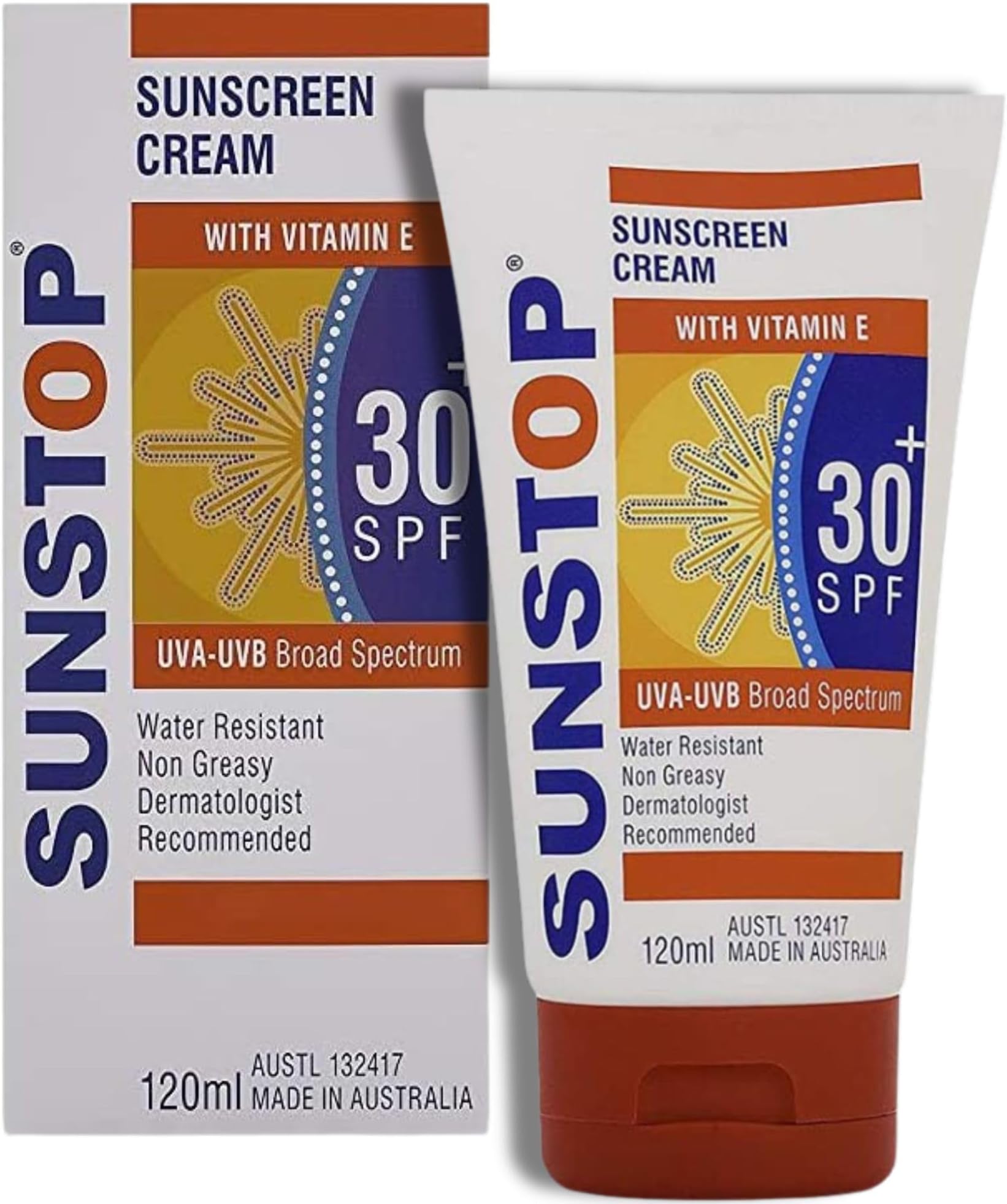 Sunstop SPF 30+ Sunscreen Cream (120ml)