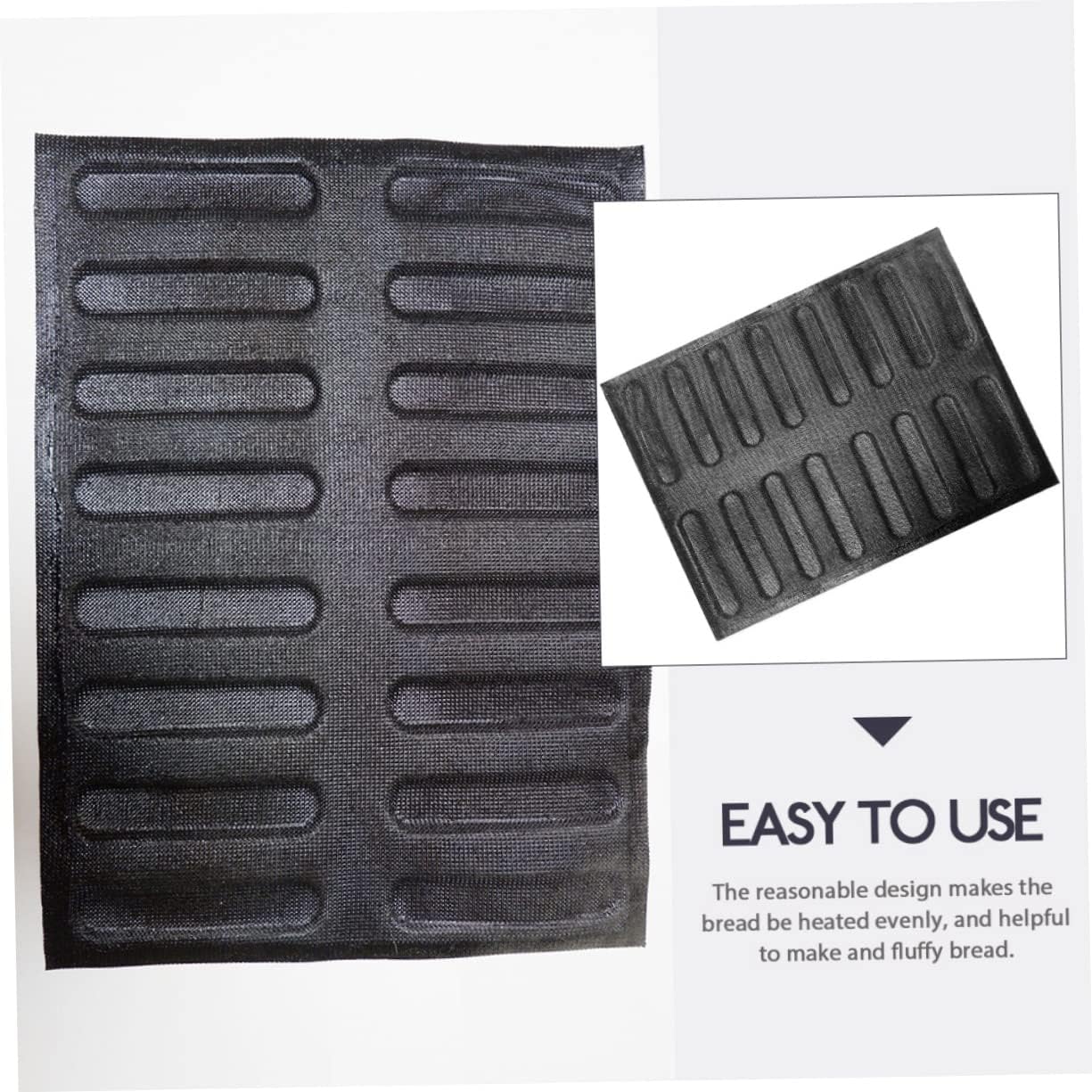 Mobestech 4pcs Breathable Bread Pan for Daily Use Multi Function French Bread Baking Mold Nonstick for Standard Ovens for Baguettes and Bakery Items