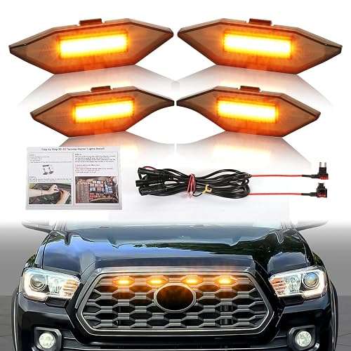 Upgrade Led Grill Grille Light for Toyota Tacoma Lights 2023