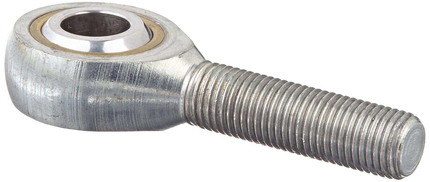 RBC Heim Bearings HM6C 0.3750" Bore, .3750-24 Threads Male Rod End Bearing, 4 Piece Metal-To-Metal