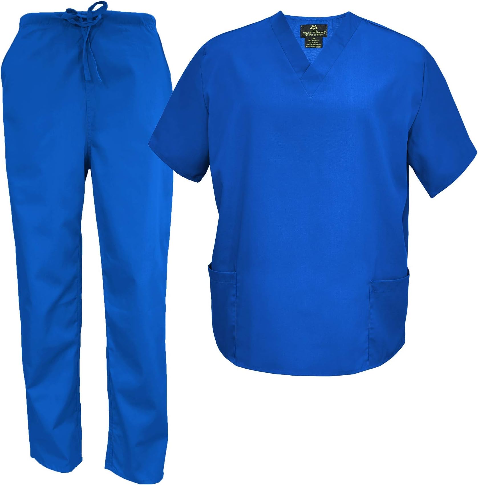M&M Scrubs Men's Scrub Set Medical Scrub Tops and Pants