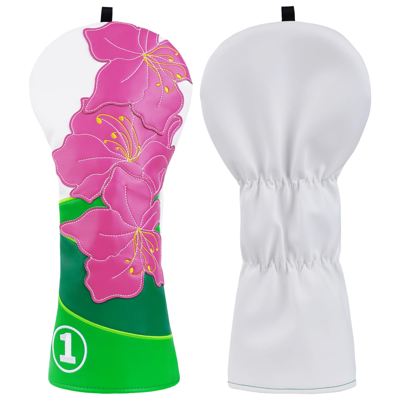 Azalea Driver Headcover Golf Club Covers Golf Course Flower Patch