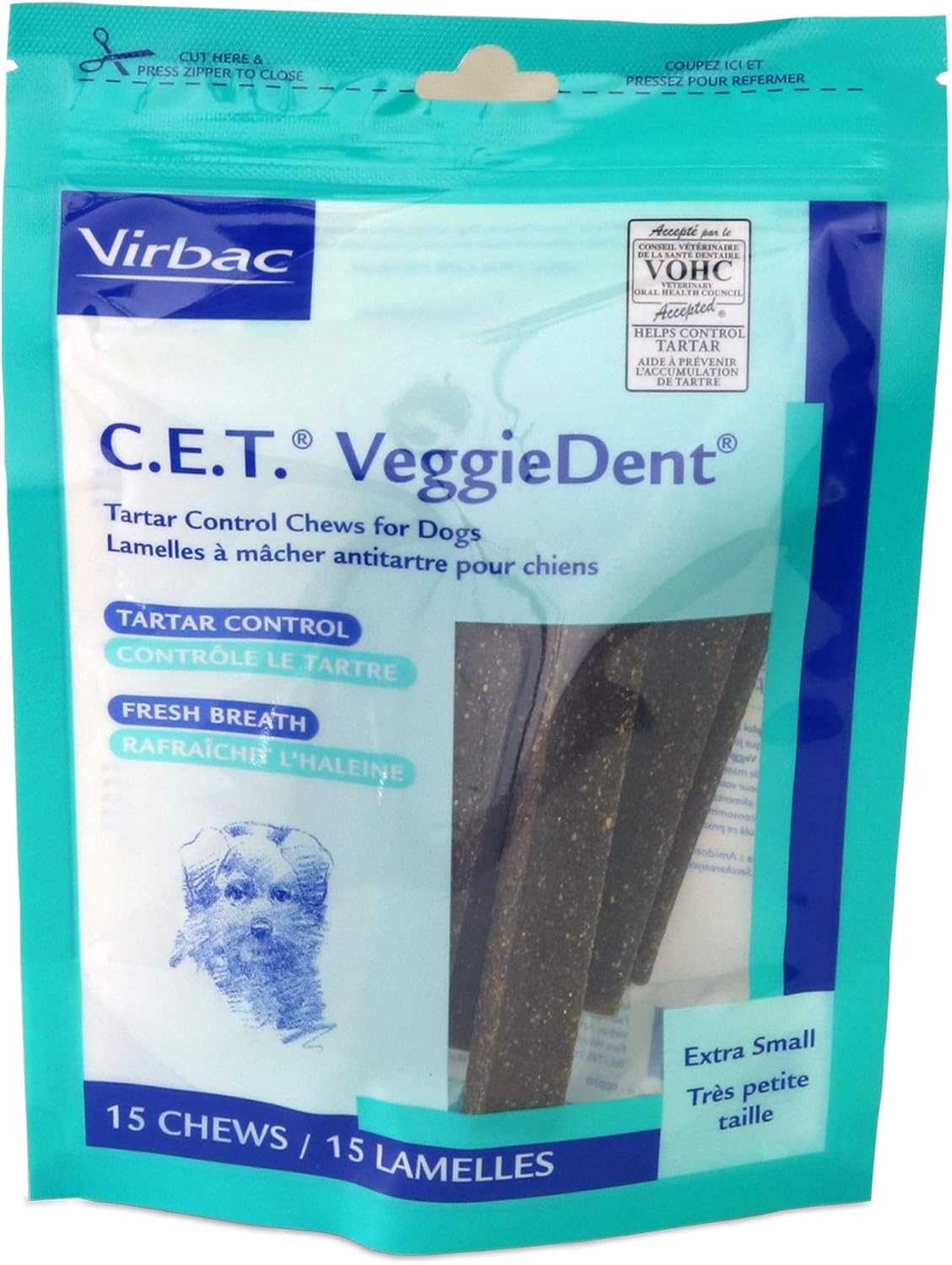 cet veggiedent chews regular