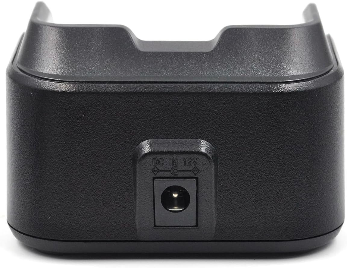 (2-Pack) CH10L23 Single Desktop Charger Compatible for Hytera Radio BD506 BD516 BD556 BD616 BD502 BD552 BD612 BD502i BD552i BD612i Two Way Radios BL1506 BL2018 Batteries