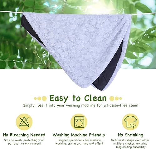 Miniatura 8 de Cama para perros S  Cama suave y esponjosa de espuma viscoelástica para mascotas con parte inferior antideslizante, lavable a máquina, forma de