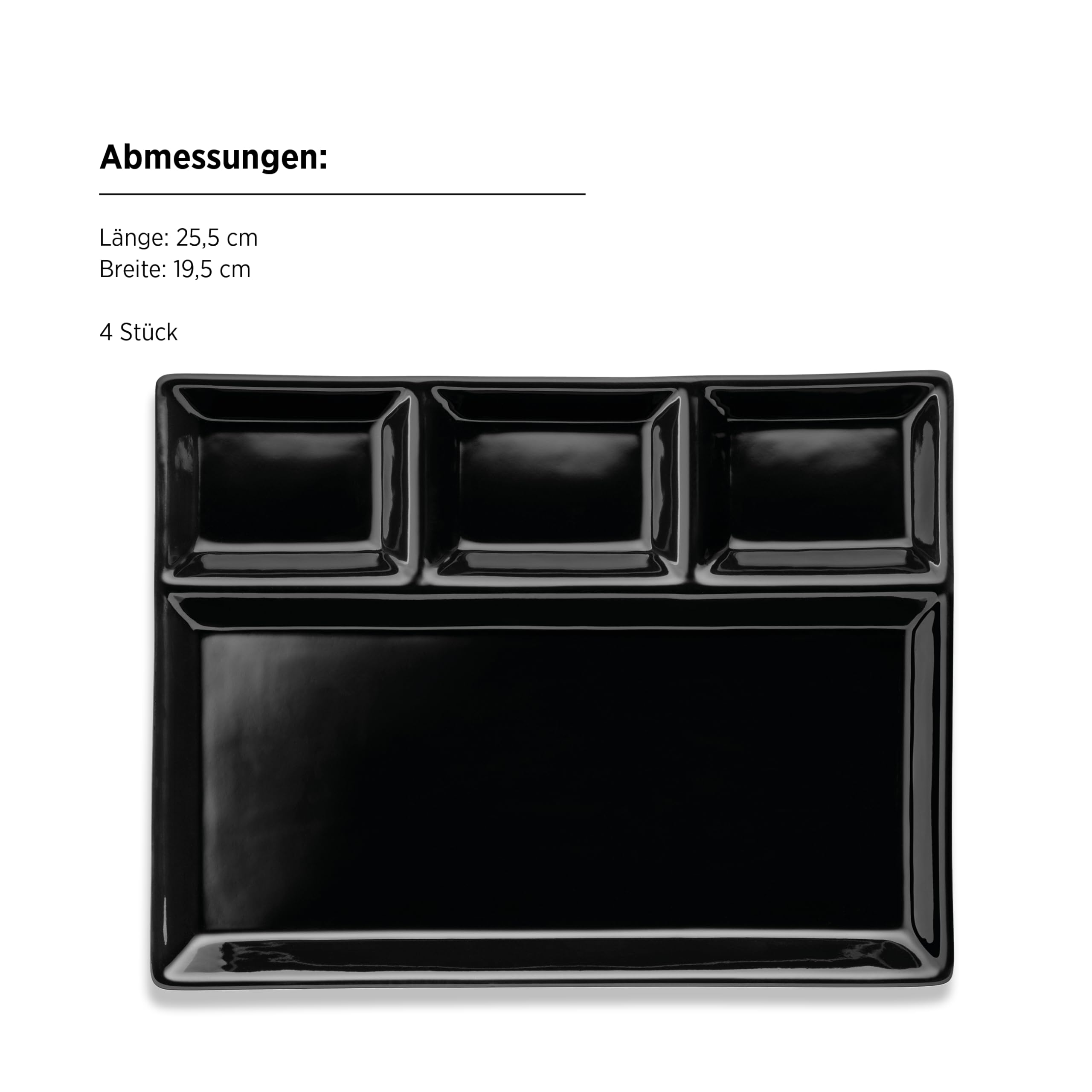 MÄSER Fondueteller, Porzellan -