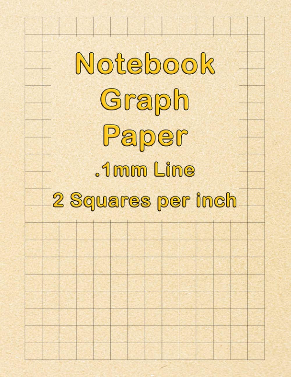 Notebook Graph Paper .1mm Line 2 Squares Per Inch: Glossy finish cover, 120 pages, 8.5" X 11", 2 squares per inch, .1mm line size.