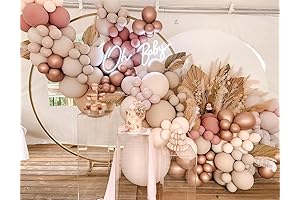 Boho Dusty Rose Balloon Garland Arch Kit