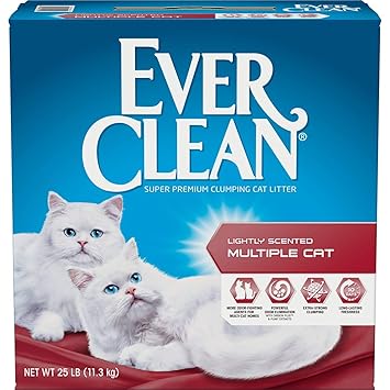 EVERCLEAN 261285 Extra Strength Multicat Litter, 25-Pound