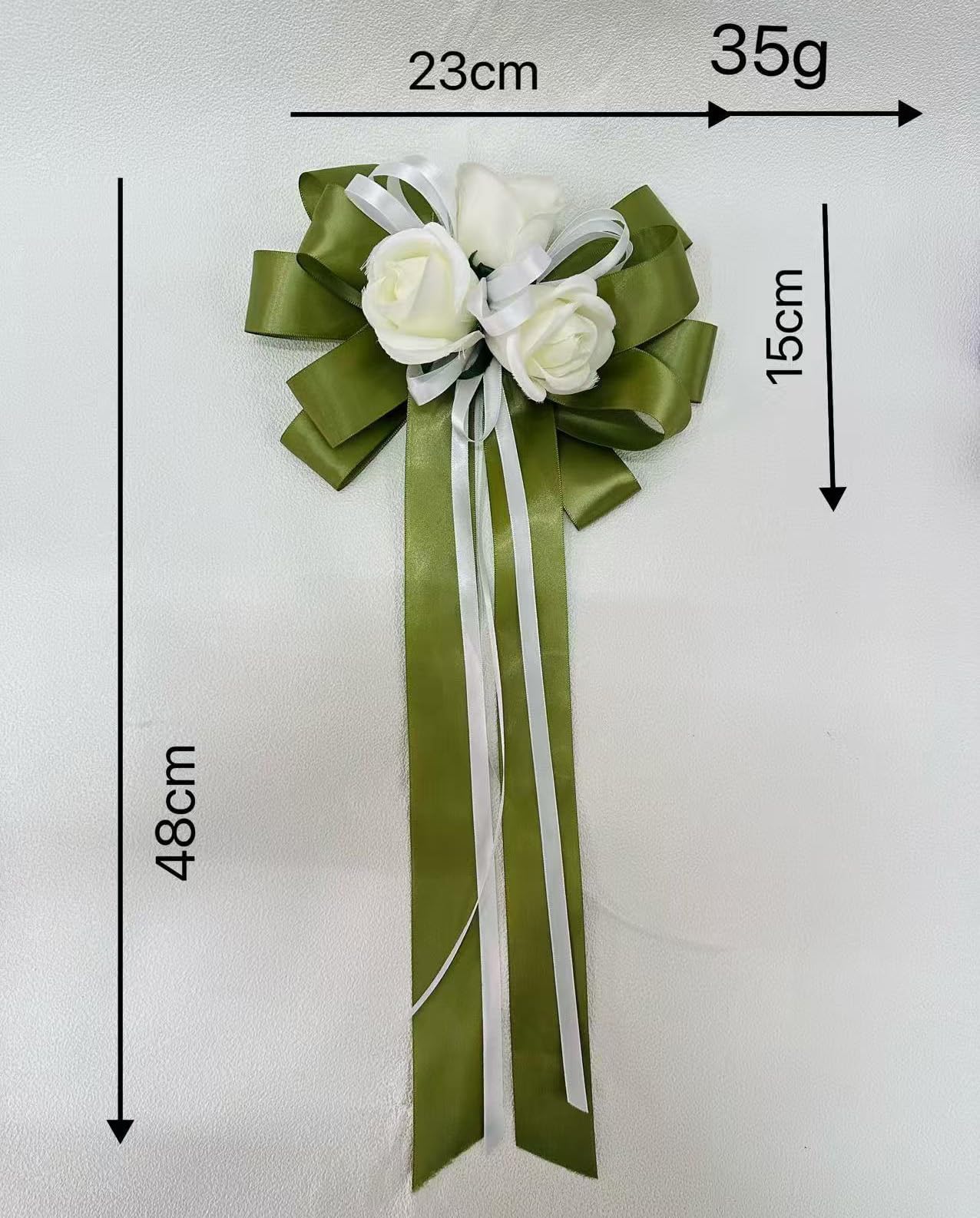 Hochzeitsauto Dekoration Seidenblume Autoschleifen Blume für Autoschmuck Türgriffleiste Rückspiegel Dekoschleife Dekorative Kunstblumen Hochzeit Wedding Car ZubehörRosa8pcs