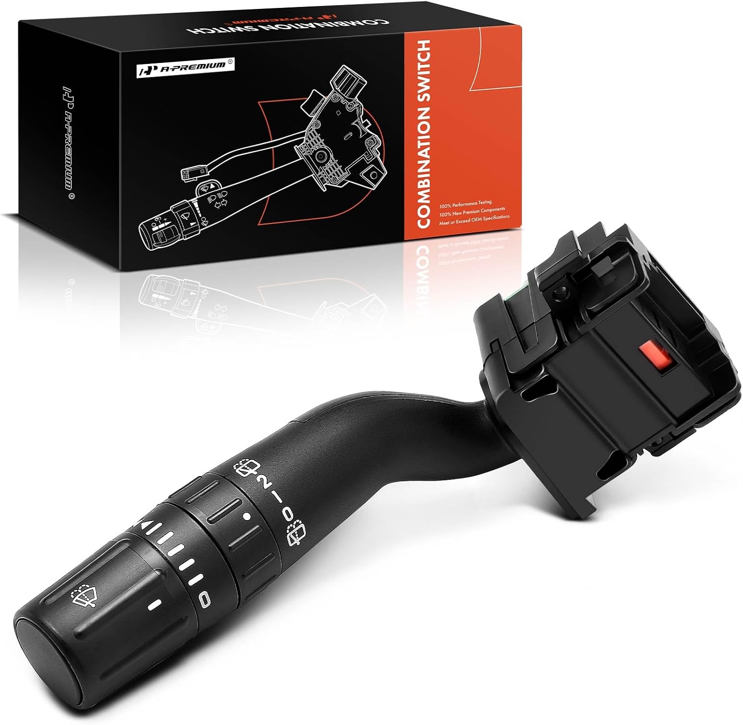 A-Premium Front & Rear Windshield Wiper Switch Assembly Lever Compatible with Ford Explorer 2014-2015