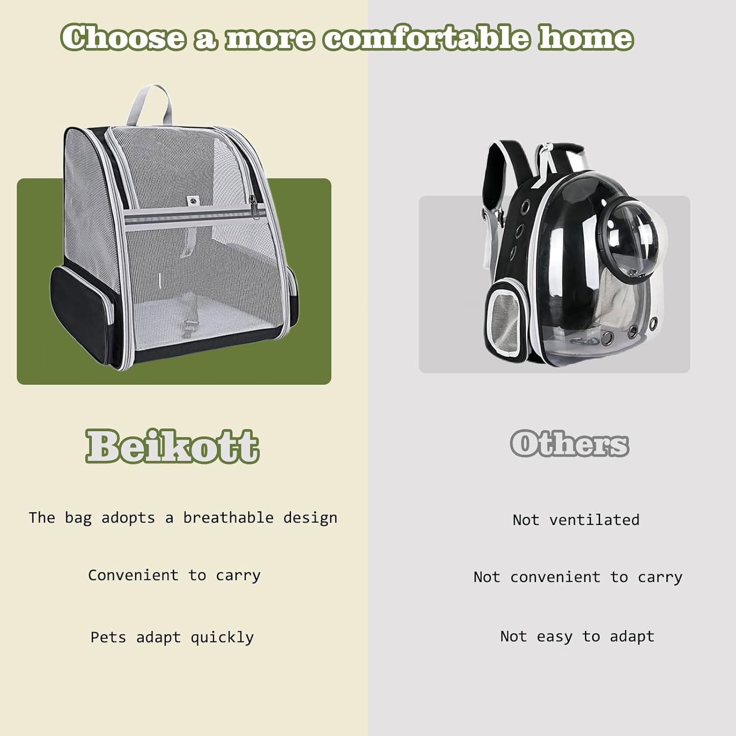 The Ultimate Cat & Dog Backpack: Comfort and Ventilation for Your Pawsome Adventures!