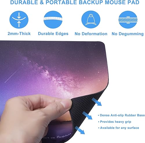 Miniatura 6 de Combo de 3 ratones inalámbricos y 1 alfombrilla de ratón, mouse óptico portátil de oficina, 2.4 GHz con mini receptor USB, 3 DPI ajustables para