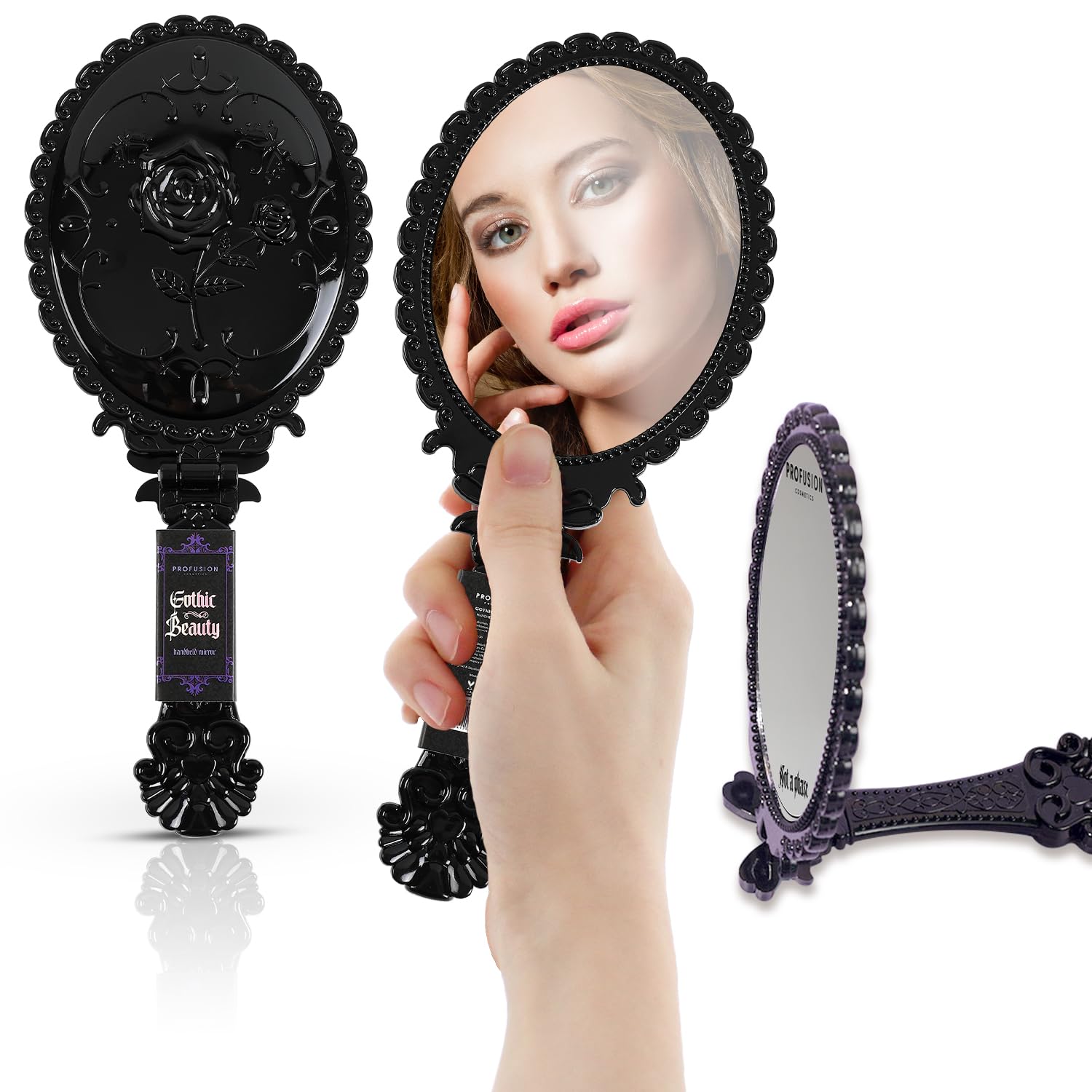 Amazon.com: Profusion Cosmetics Foldable Handheld Mirror