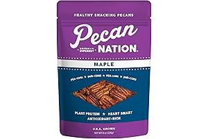 Pecan Nation Maple Roasted Pecan Halves: Antioxidant-Rich Goodness