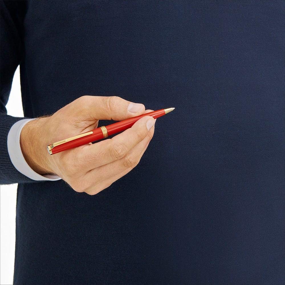 Amazon | Montblanc penna a sfera PIX Red finiture oro 117655