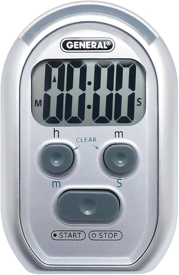 General Tools TI150 3in1 Kitchen Timer for Visually
