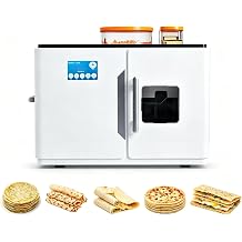 Fully Automatic Chapati Roti Maker Machine,1800W Electric Flatbread Maker