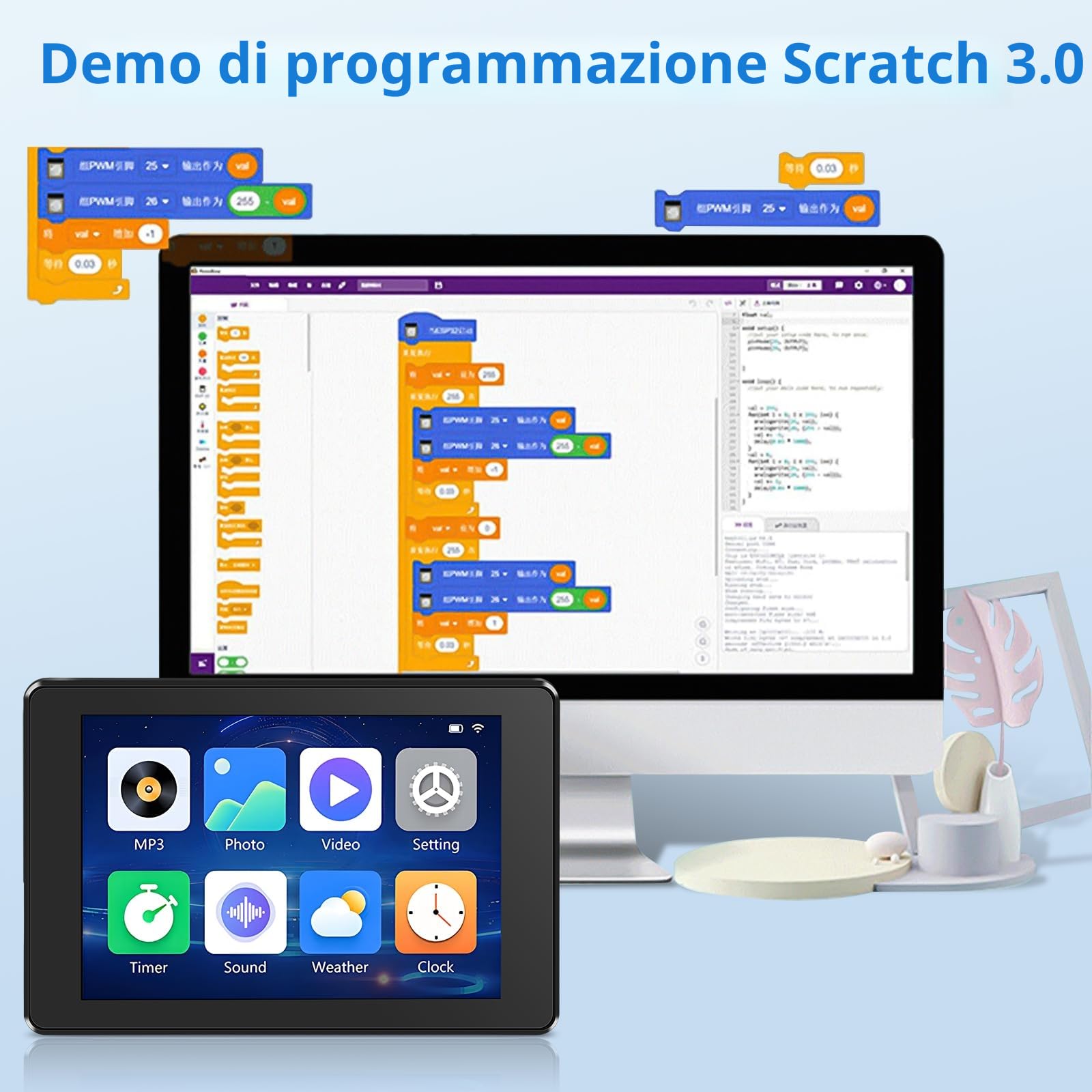 Diymore per ESP32-S3 Bluetooth WiFi con Scheda di Sviluppo Display,Modulo di Visualizzazione Touch Screen da 3,5 Pollici 320 * 480 Pixel
