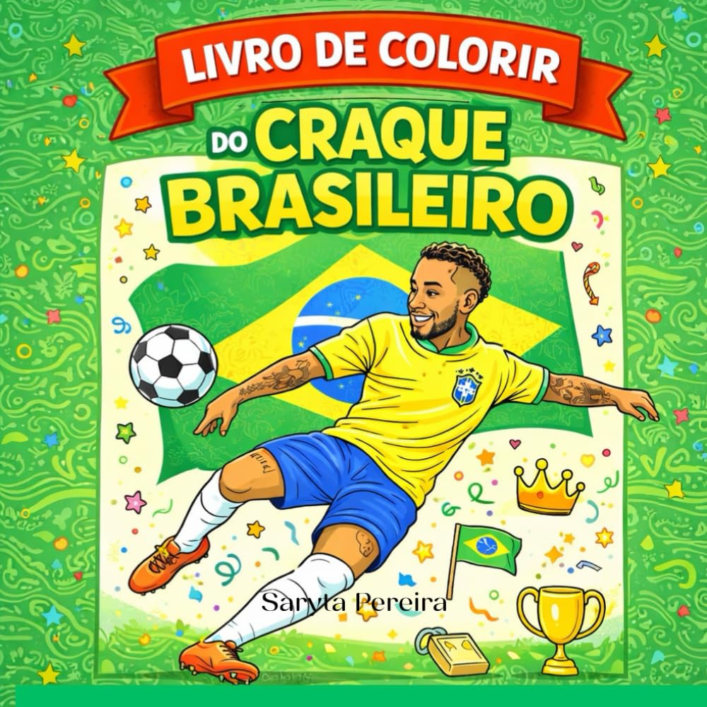 Nosso Craque: Livro de Colorir Infantil