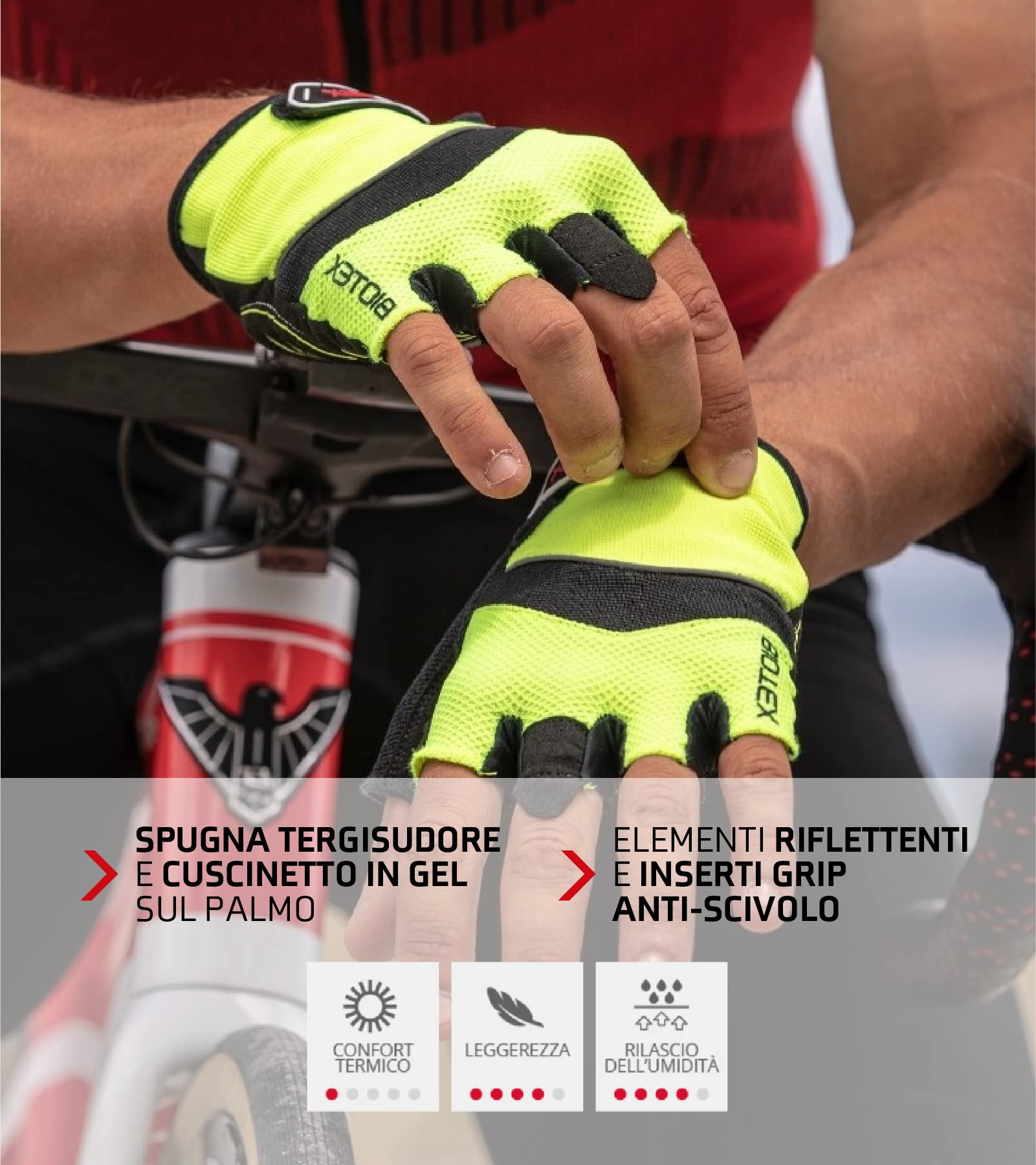 BIOTEX Accessory - Guanti Summer Gel Uomo