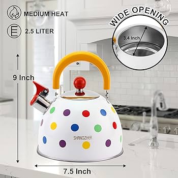 Amazon | SHANGZHER ティーケトル コンロトップホイッスリング