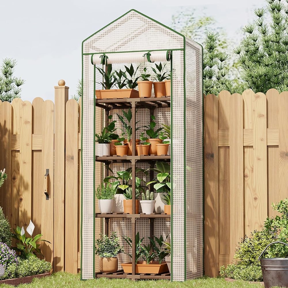 Metalowa szklarnia 3-poziomowa