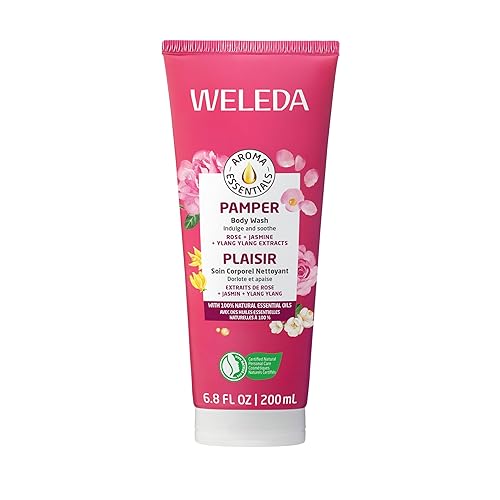 Weleda Aroma Essentials Pamper - Jabón corporal cremoso, sin parabenos, 6.8 onzas líquidas (paquete de 1)