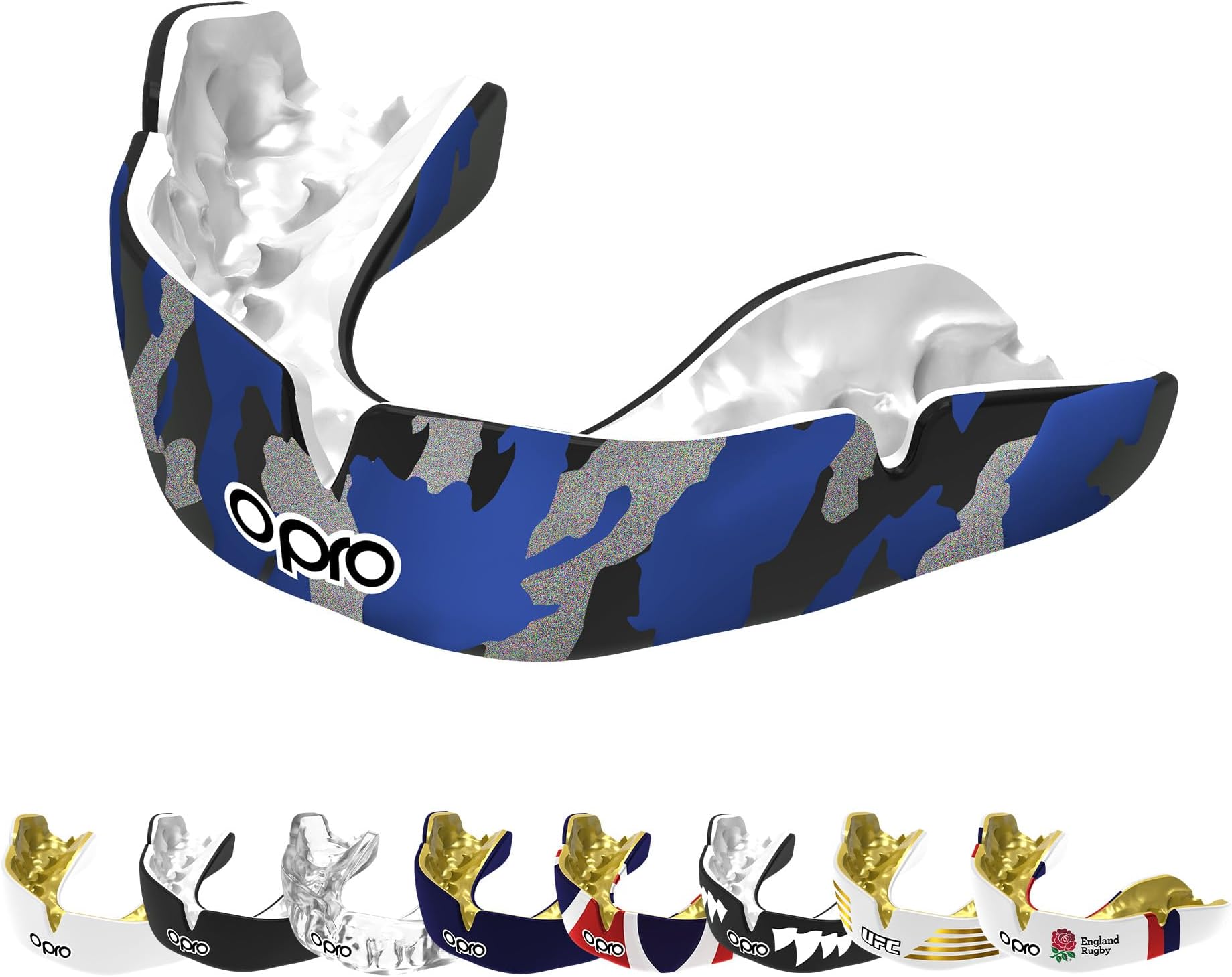 – Instant Custom-Fit Mouthguard – Dentist Level Gum Shield Adult and Kids – OPRO Mouth Guard Boxing and MMA, Self-Fit Gum Shield Rugby and Hockey – Maximum Protection with Dental Warranty