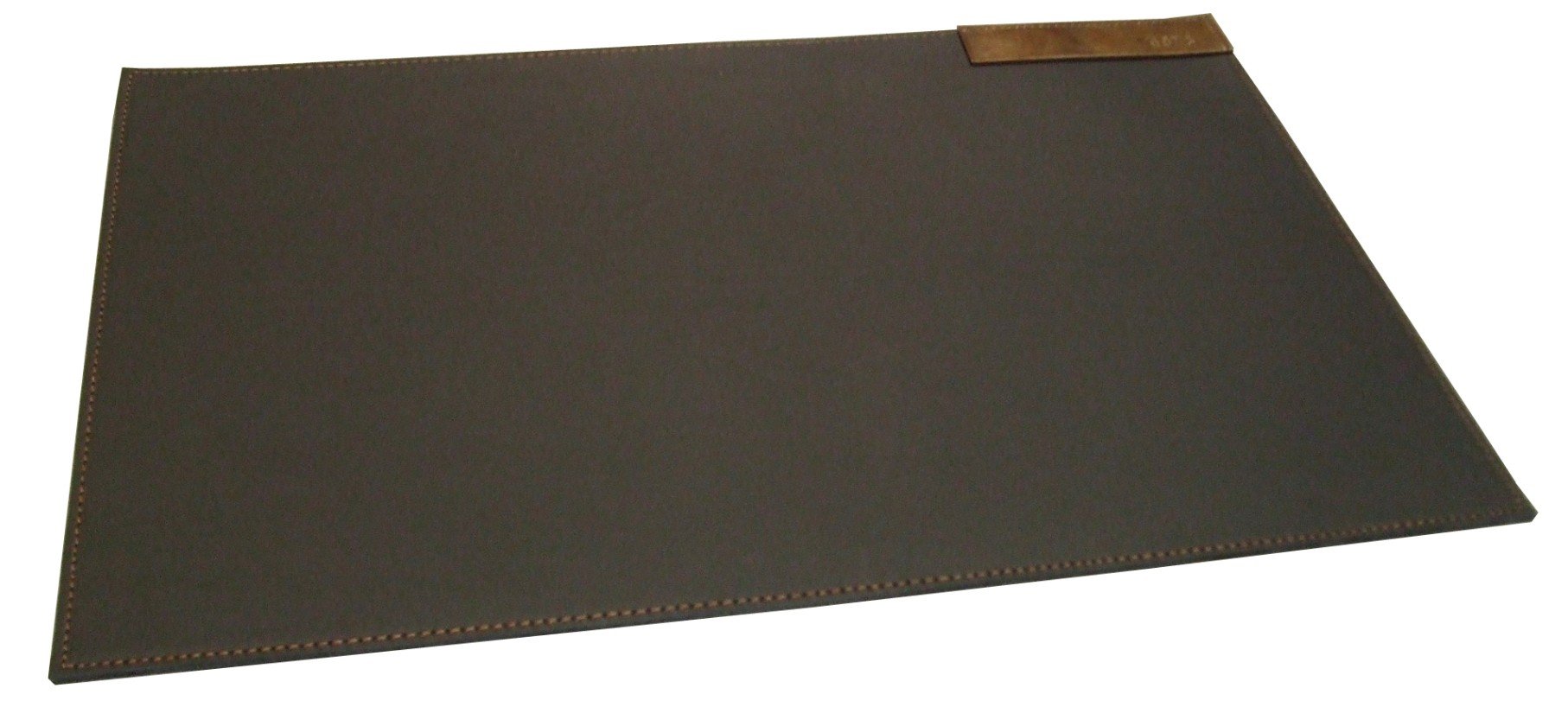 Schreibunterlage Schreibtischunterlage echt Leder ca. 70 x 46 cm Antik schwarz Jahreszahl 1973
