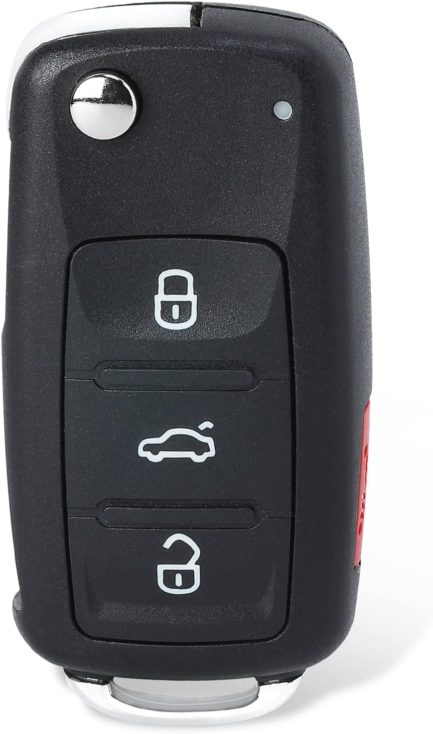 Keymall Car Key Fob Keyless Entry Remote Control Replacement for VW Volkswagen Jetta Passat 2017 2018 2019 FCC ID:NBGFS93N P/N:5K0837202BP MQB Chip 3+1 Buttons (Without Keyless-go)