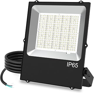 300W Stadium Flood Lights 5000K Daylight 42000LM 100-277V LED Tennis Court Lights, ETL Listed IP65 Waterproof Outdoor Court Lighting for Basketball Volleyball Batting Cage Pickleball