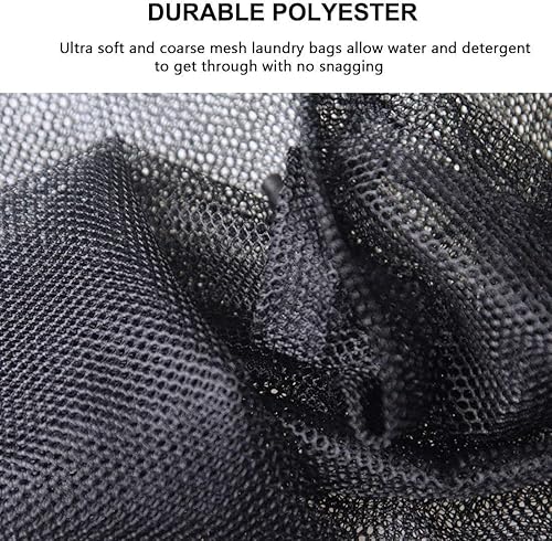 Miniatura 3 de Lestravel Bolsa de lavado de red extra grande de 23 x 35 pulgadas, bolsas de lavandería de malla duradera con cordón bloqueable para ropa delicada