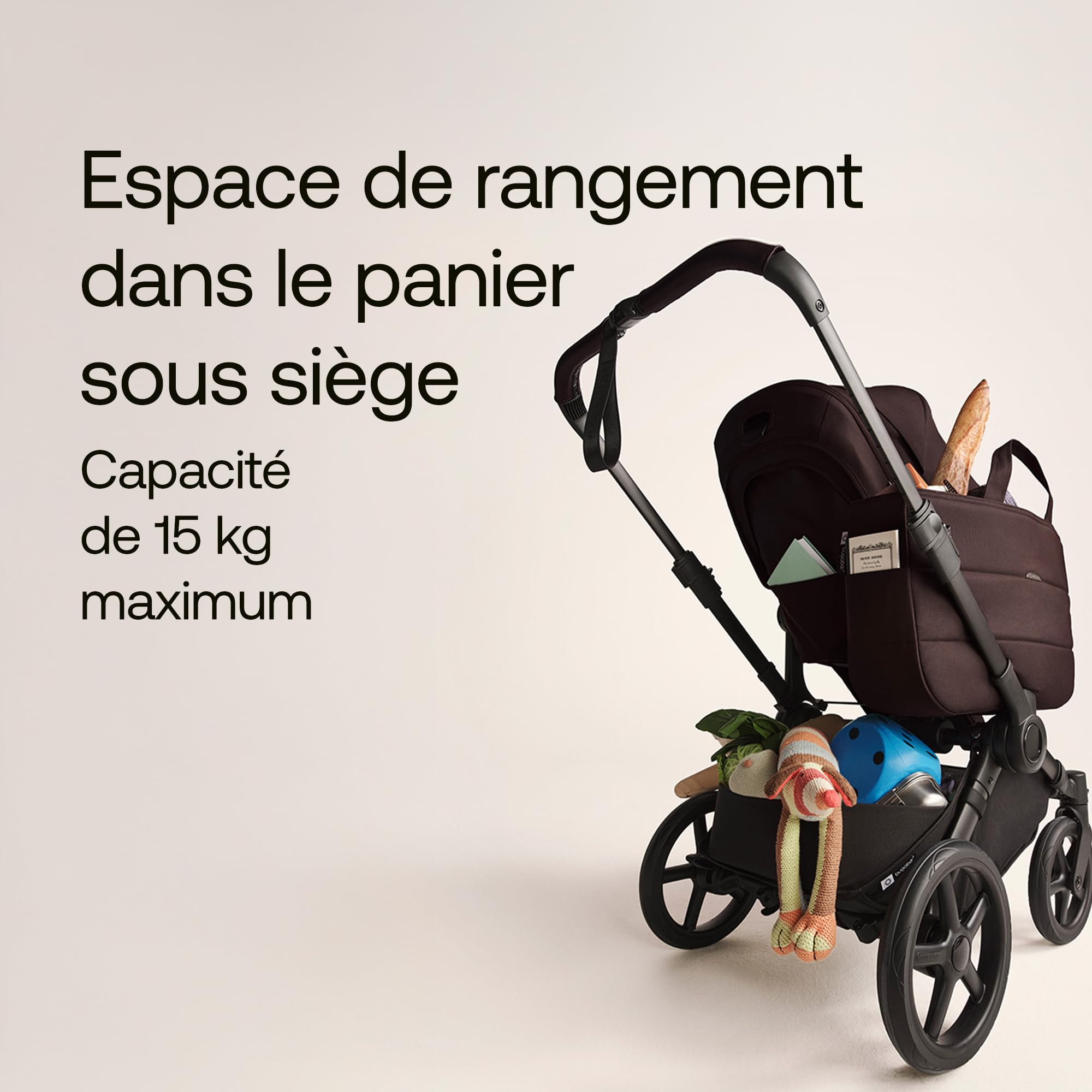 Poussette Bugaboo Donkey 6 simple, convertible en modes double et jumeaux