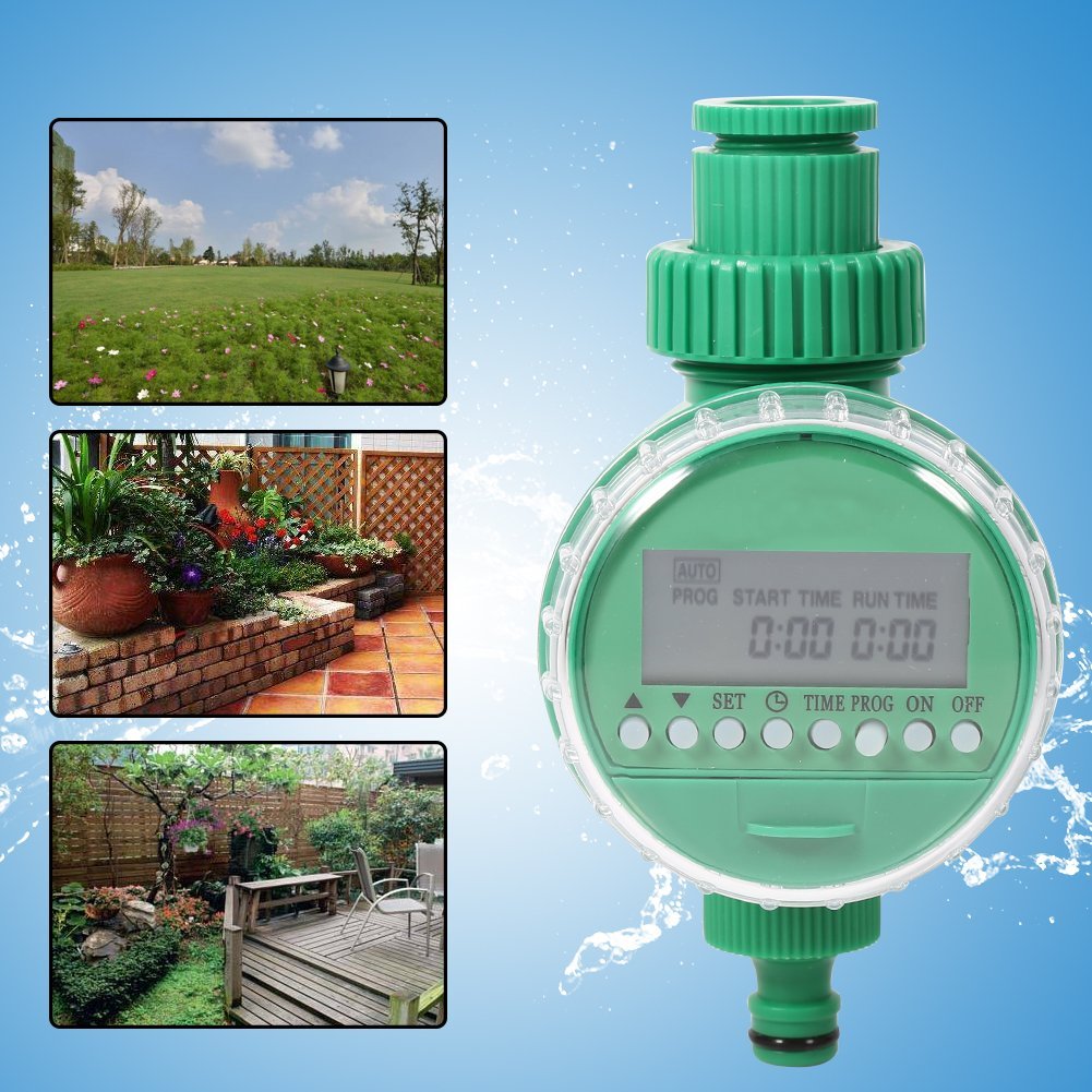 20 m auto temporizador planta auto riego tubo de riego por goteo kits de manguera de pulverización de jardín para cama de flores, patio, atrio, jardín plantas de invernadero