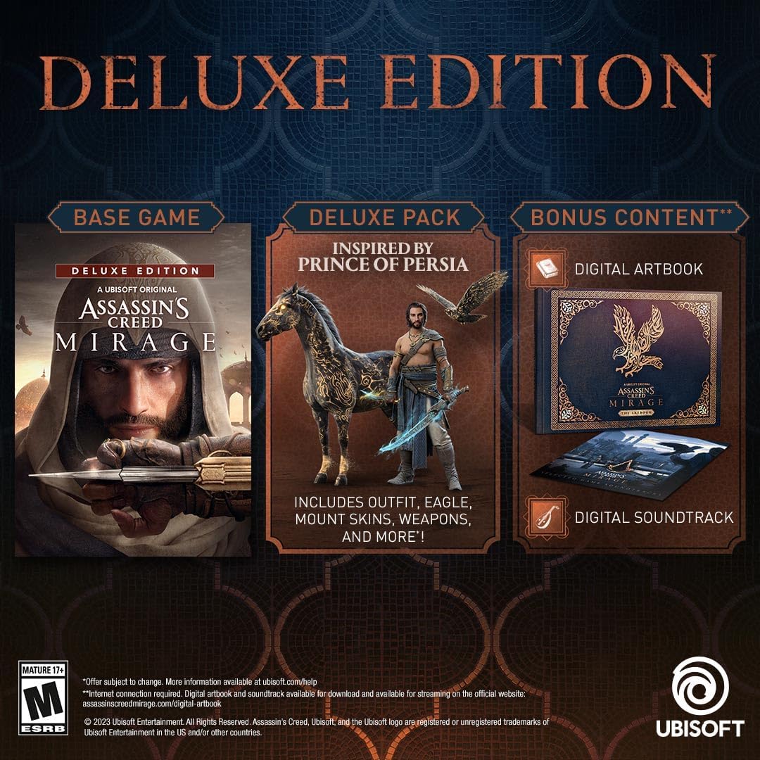 Assassin's Creed Mirage Deluxe Edition for Xbox One and Xbox Series X