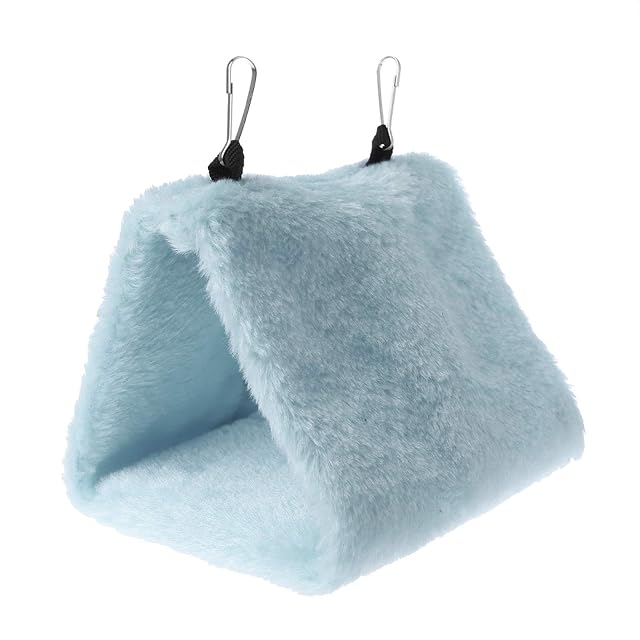 Foto 2 de 6 de kdjsic Mascota Loro Hamaca pájaro Cama Colgante casa Felpa Invierno cálido Jaula Nido Tienda