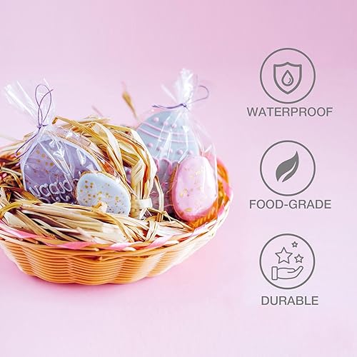 Miniatura 3 de Adorox Rollo de celofán transparente de 100 pies (fabricado en Estados Unidos y cumple con las especificaciones de la FDA)