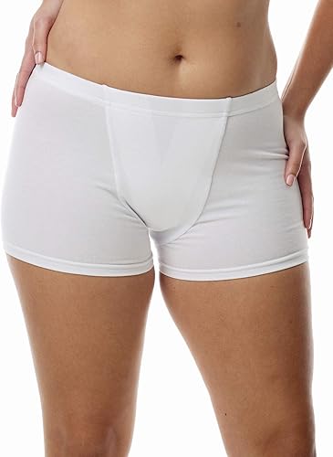 Vulvar Varicosity and Prolapse Support Boy-Leg Brief con bandas de compresión de ingle y almohadilla de gel para terapia calientefría - 524