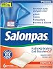 Salonpas Pain Relieving Stretchable Long-Lasting Pain Therapy Gel-Patch HOT for Back, Neck, Shoulder, Knee & Elbow Pain Relief, 6 ct (Pack of 2)